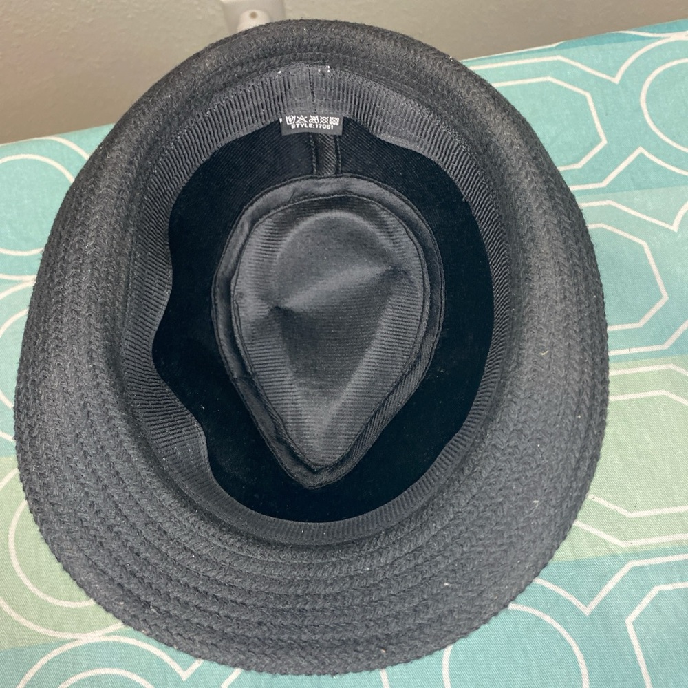Black Woven Hat - Picture 3 of 4